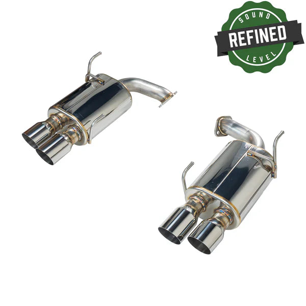 REMARK Axleback Exhaust. Subaru WRX STi VA. Stainless Single Wall Tip (Muffler Ver.)