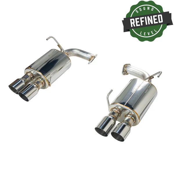 REMARK Axleback Exhaust. Subaru WRX VB 2022+. Stainless Single Wall Tip (Muffler Ver.)