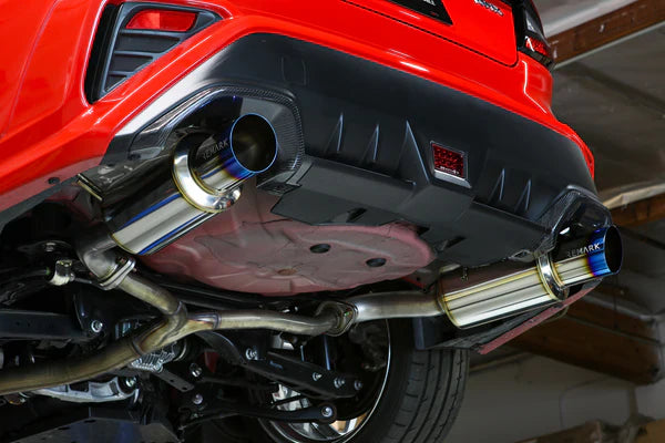 REMARK Axleback Exhaust. Subaru WRX VB - Dual R1 Spec Burnt Stainless