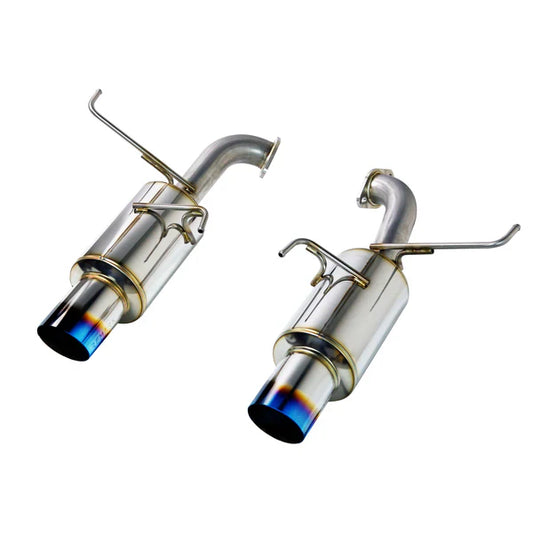 REMARK Axleback Exhaust. Subaru WRX VB - Dual R1 Spec Burnt Stainless