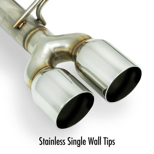 REMARK Axleback Exhaust. Subaru WRX STi VA. Stainless Single Wall Tip