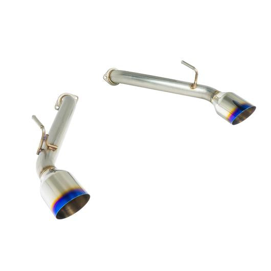 REMARK Axleback Exhaust. Infiniti Q60. Burnt Stainless Single Wall Tip
