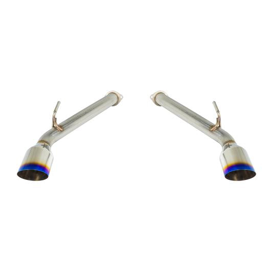 REMARK Axleback Exhaust. Infiniti Q60. Burnt Stainless Single Wall Tip