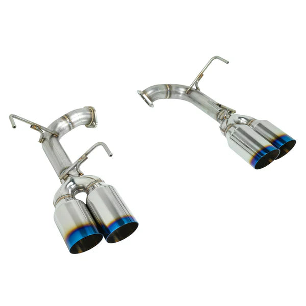 REMARK Axleback Exhaust. Subaru WRX STi VA. Burnt Stainless Single Wall Tip (4")