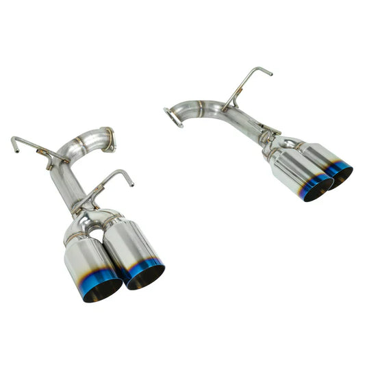REMARK Axleback Exhaust. Subaru WRX STi VA. Burnt Stainless Single Wall Tip (4")