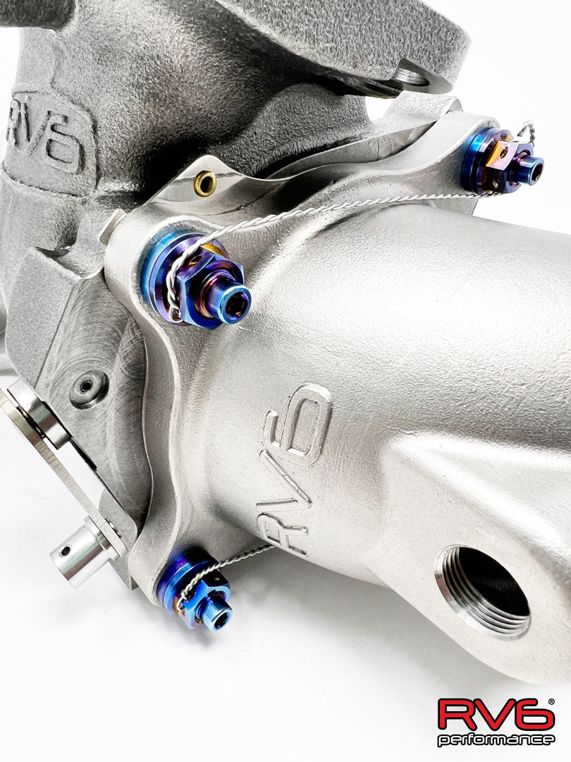 M10x1.25 Titanium Stud Set (4) with Safety Wire