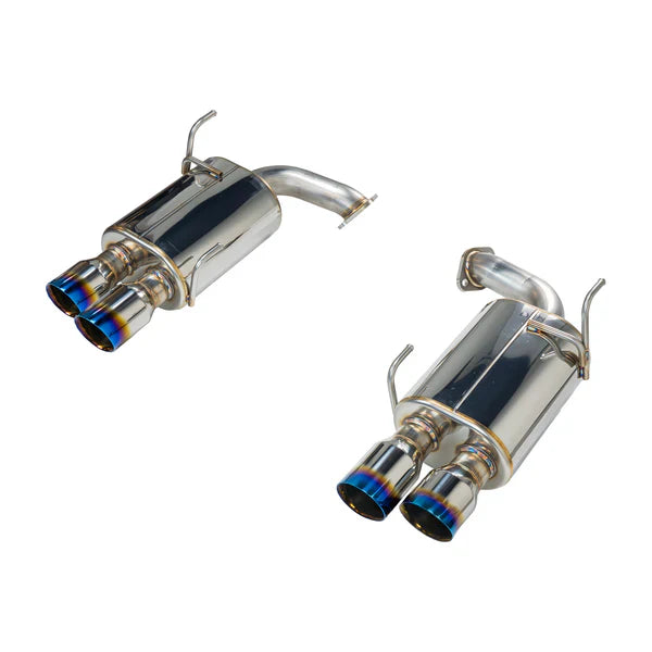 REMARK Axleback Exhaust. Subaru WRX STi VA. Burnt Stainless Double Wall Tip (Muffler Ver.)