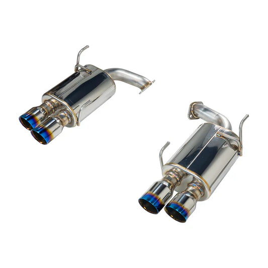 REMARK Axleback Exhaust. Subaru WRX STi VA. Burnt Stainless Double Wall Tip (Muffler Ver.)