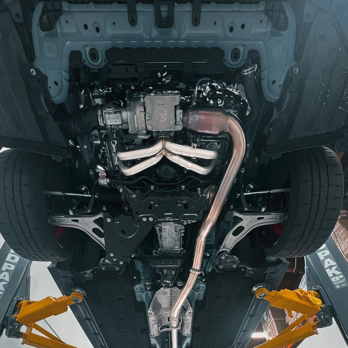 PLM Power Driven 2022+ Subaru WRX VB Catted J-Pipe Downpipe