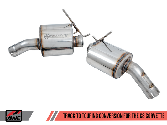 AWE Track to Touring Exhaust Conversion Kit for C8 Corvette