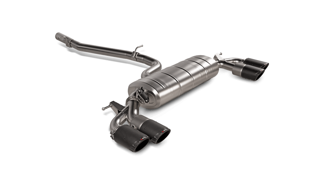 Akrapovic 2021+ Audi S3 Sedan (8Y) Evolution Line Cat Back (Titanium) w/Carbon Tips
