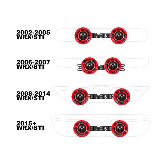 Grimmspeed BroTie Mounting Bracket for Hella Horns 02-21 Subaru WRX/STI GrimmSpeed