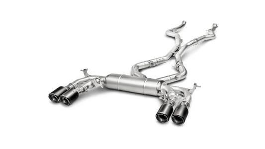 Akrapovic 15+ BMW X5M (F85) Evolution Line Cat Back (Titanium) w/ Carbon Tips