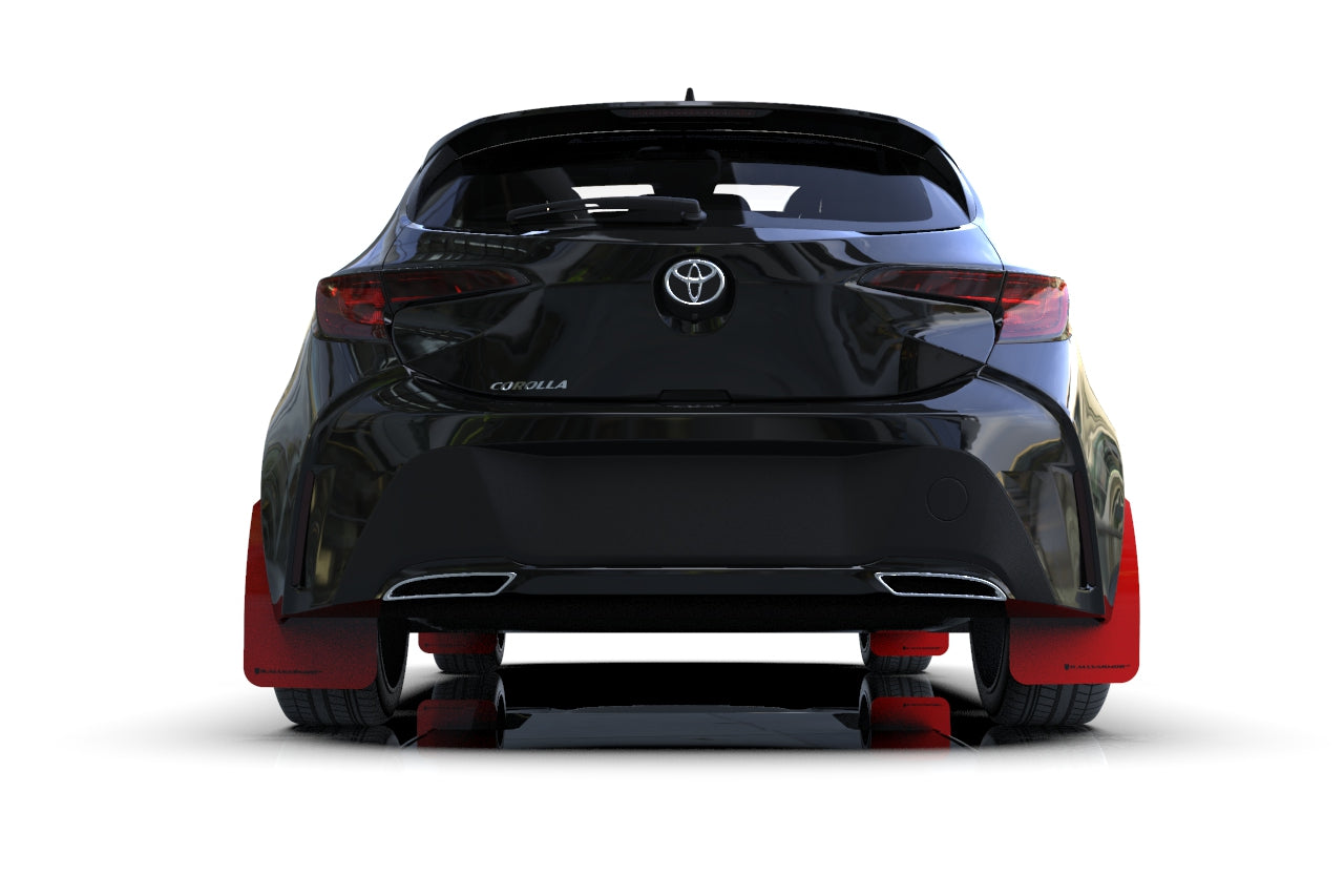RALLY ARMOR UR MUD FLAPS: 2019+ TOYOTA COROLLA HATCHBACK