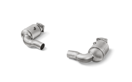 Link Pipe Set w Cat (SS) Porsche 911 Turbo / Turbo S (991.2)