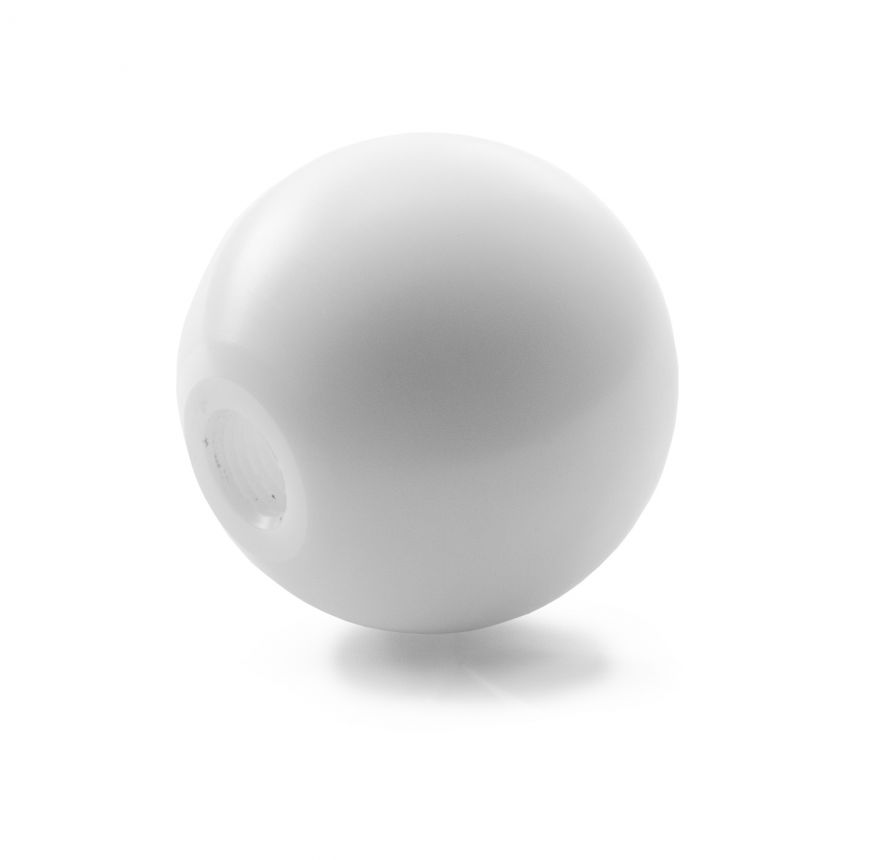WRC Style Round Knob White 6mt