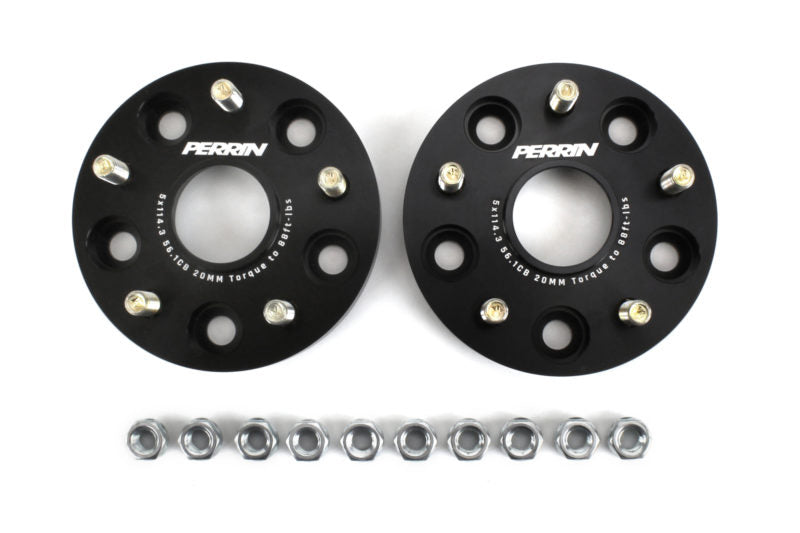 Wheel Spacers 20mm for 05-21 STI & 15-24 WRX or 5-114.3, 56mm Hub