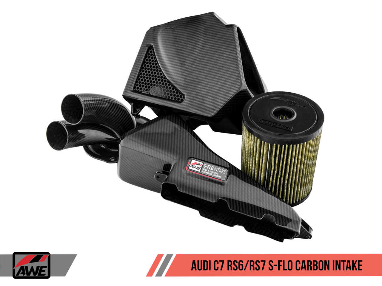 AWE S-FLO Carbon Intake for Audi C7 RS 6 / RS 7