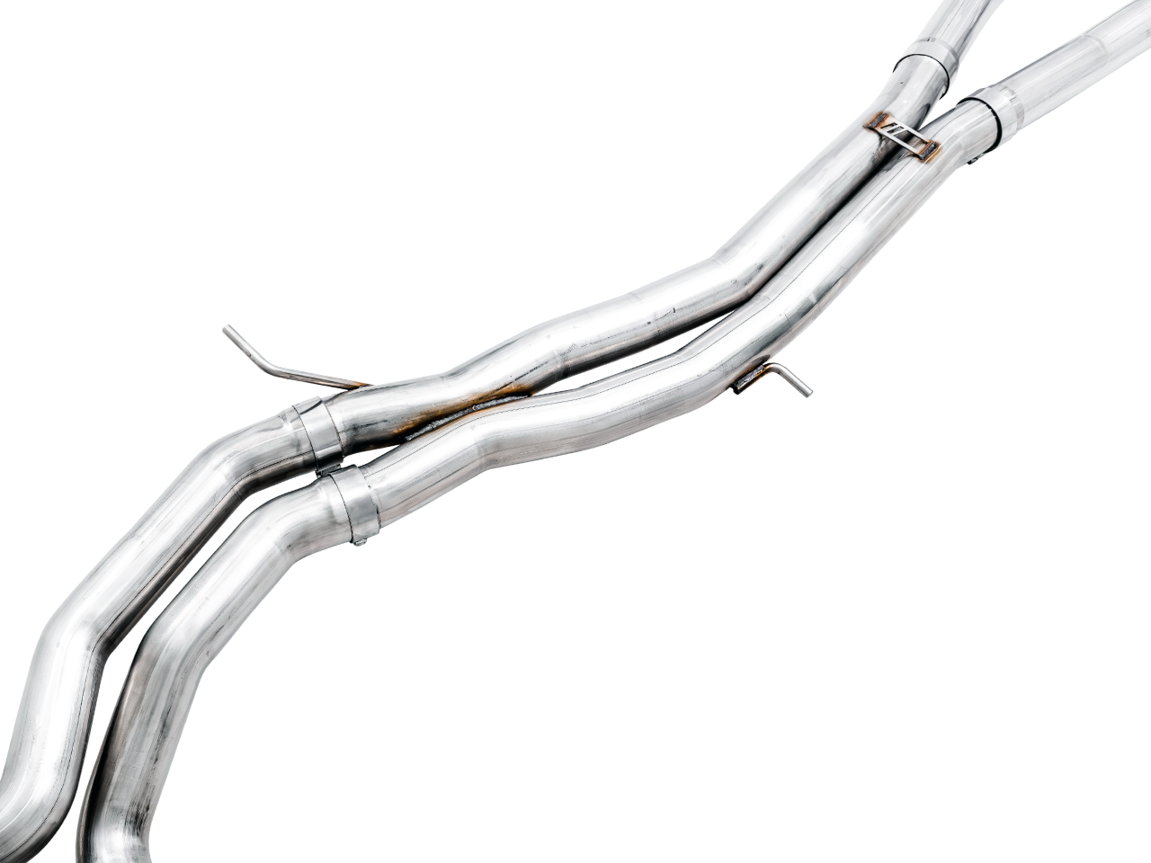 AWE Track Edition Exhaust for Audi B9.5 RS 5 Coupe - Non-Resonated - Diamond Black RS-style Tips