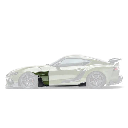 ADRO A90 Supra Carbon Side Skirt Set V2