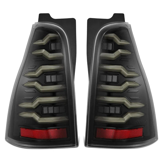 AlphaRex (LUXX-Series) 2003-2009 Toyota 4Runner LED Tail Lights - Alpha-Black