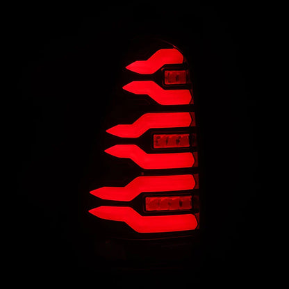 AlphaRex (LUXX-Series) 2003-2009 Toyota 4Runner LED Tail Lights - Black-Red