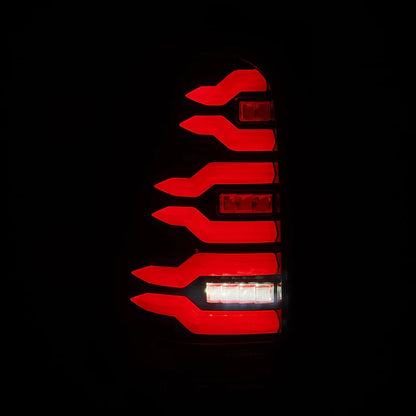 AlphaRex (LUXX-Series) 2003-2009 Toyota 4Runner LED Tail Lights - Black-Red
