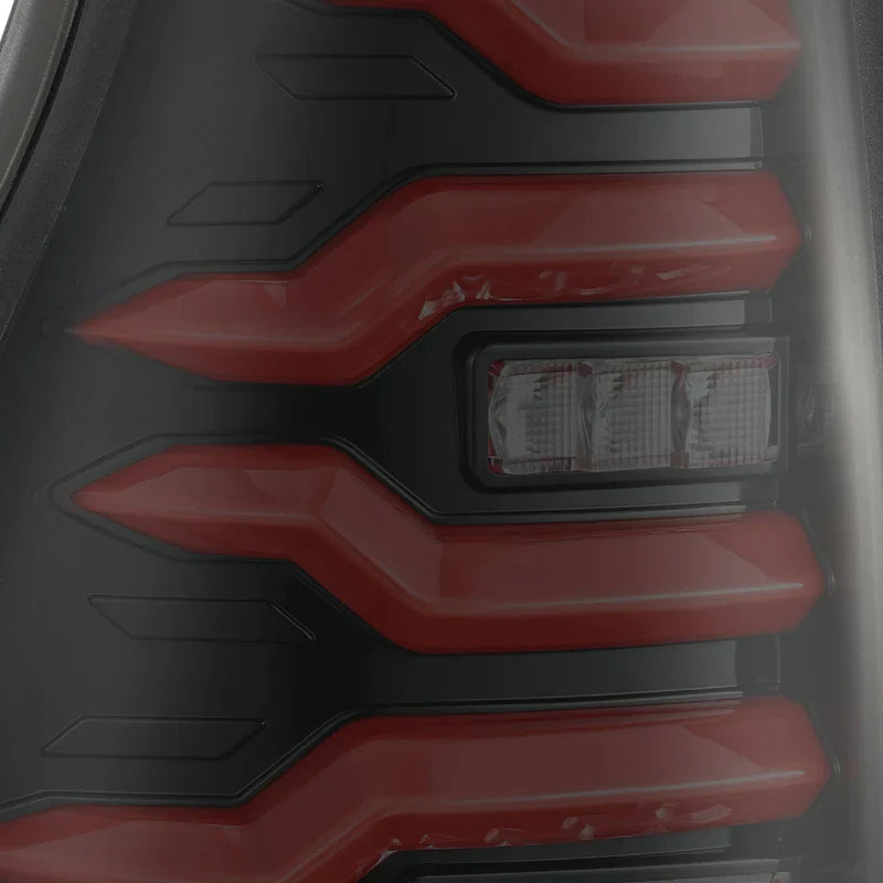 AlphaRex (LUXX-Series) 2003-2009 Toyota 4Runner LED Tail Lights - Black-Red