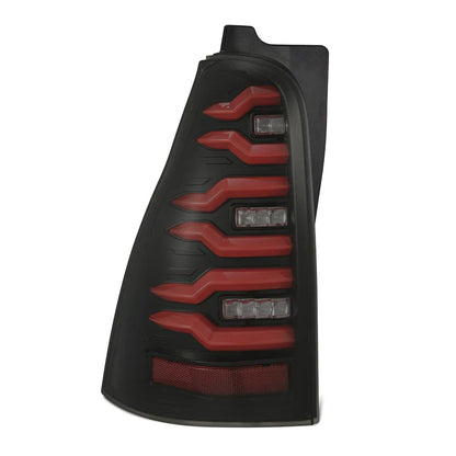 AlphaRex (LUXX-Series) 2003-2009 Toyota 4Runner LED Tail Lights - Black-Red