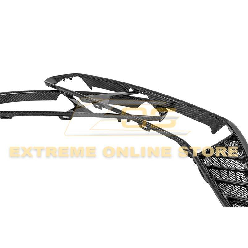 Corvette C7 DRY CARBON FIBER Rear Tail Light Bezels