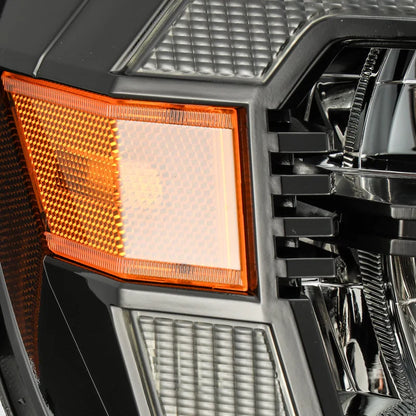 AlphaRex (LUXX-Series) 2005-2011 Toyota Tacoma LED Crystal Headlights - Jet Black