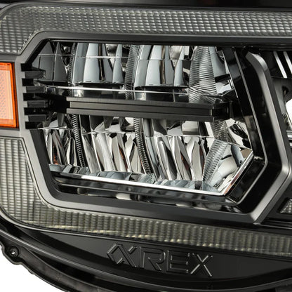 AlphaRex (LUXX-Series) 2005-2011 Toyota Tacoma LED Crystal Headlights - Black
