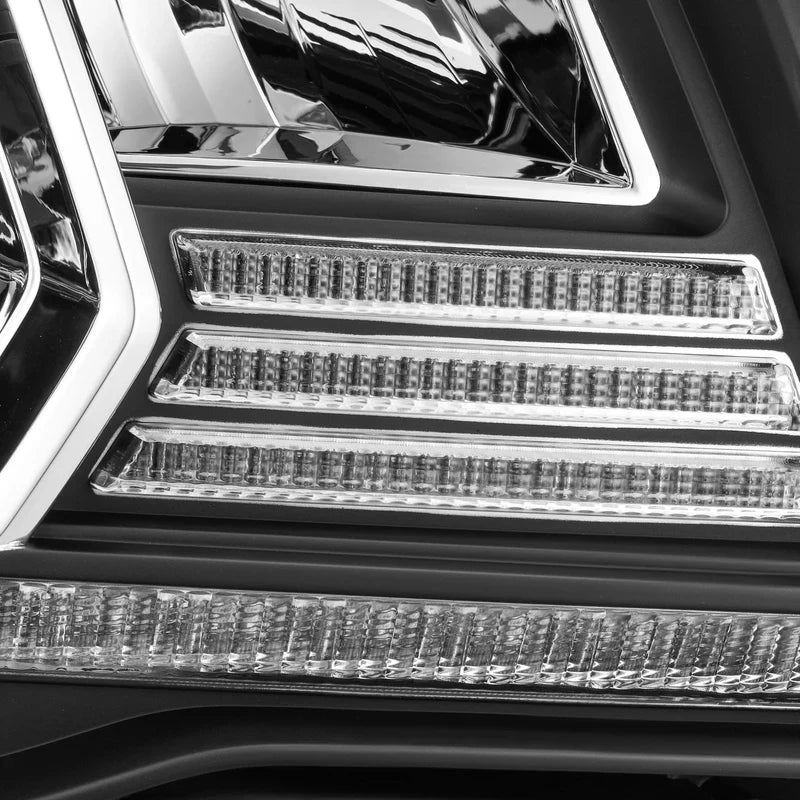 AlphaRex (LUXX-Series) 2005-2011 Toyota Tacoma LED Crystal Headlights - Black