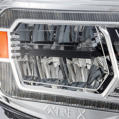 AlphaRex (LUXX-Series) 2005-2011 Toyota Tacoma LED Crystal Headlights - Chrome