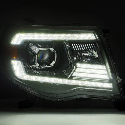 AlphaRex (LUXX-Series) 2005-2011 Toyota Tacoma LED Projector Headlights - Alpha-Black