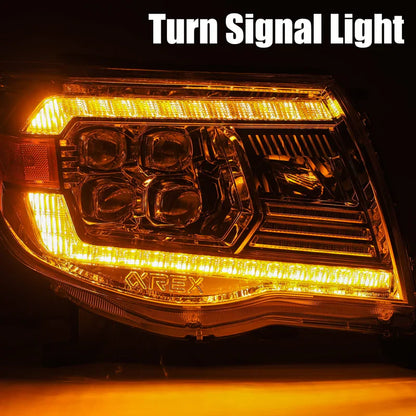 AlphaRex (NOVA-Series) 2005-2011 Toyota Tacoma LED Projector Headlights - Black