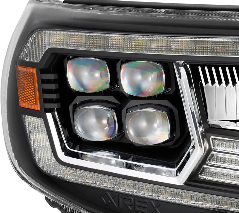 AlphaRex (NOVA-Series) 2005-2011 Toyota Tacoma LED Projector Headlights - Black