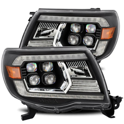 AlphaRex (NOVA-Series) 2005-2011 Toyota Tacoma LED Projector Headlights - Black