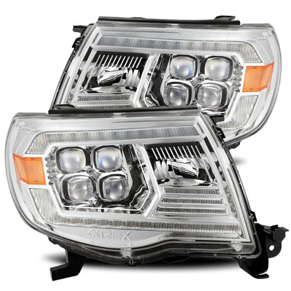 AlphaRex (NOVA-Series) 2005-2011 Toyota Tacoma LED Projector Headlights - Chrome