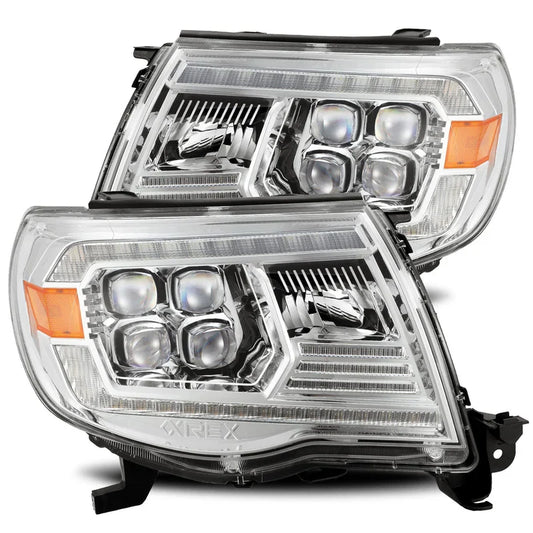AlphaRex (NOVA-Series) 2005-2011 Toyota Tacoma LED Projector Headlights - Chrome