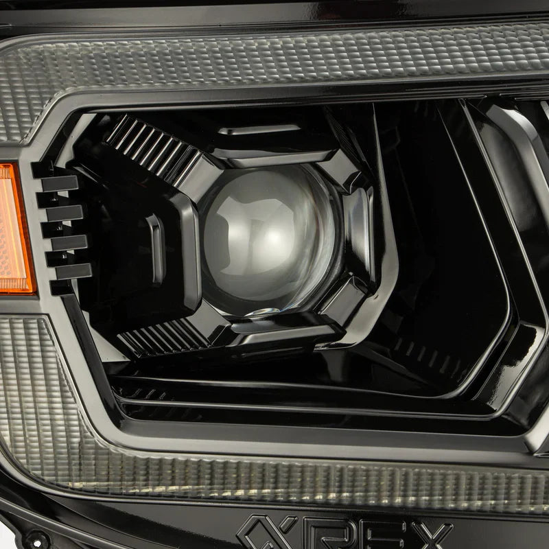 AlphaRex (PRO-Series) 2005-2011 Toyota Tacoma Halogen Projector Headlights - Alpha-Black