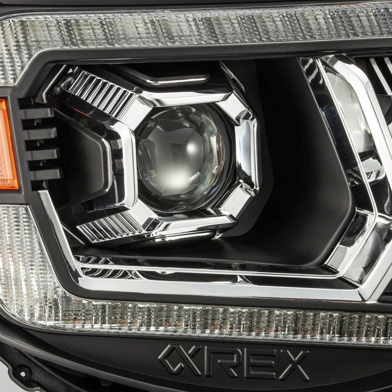 AlphaRex (PRO-Series) 2005-2011 Toyota Tacoma Halogen Projector Headlights - Black