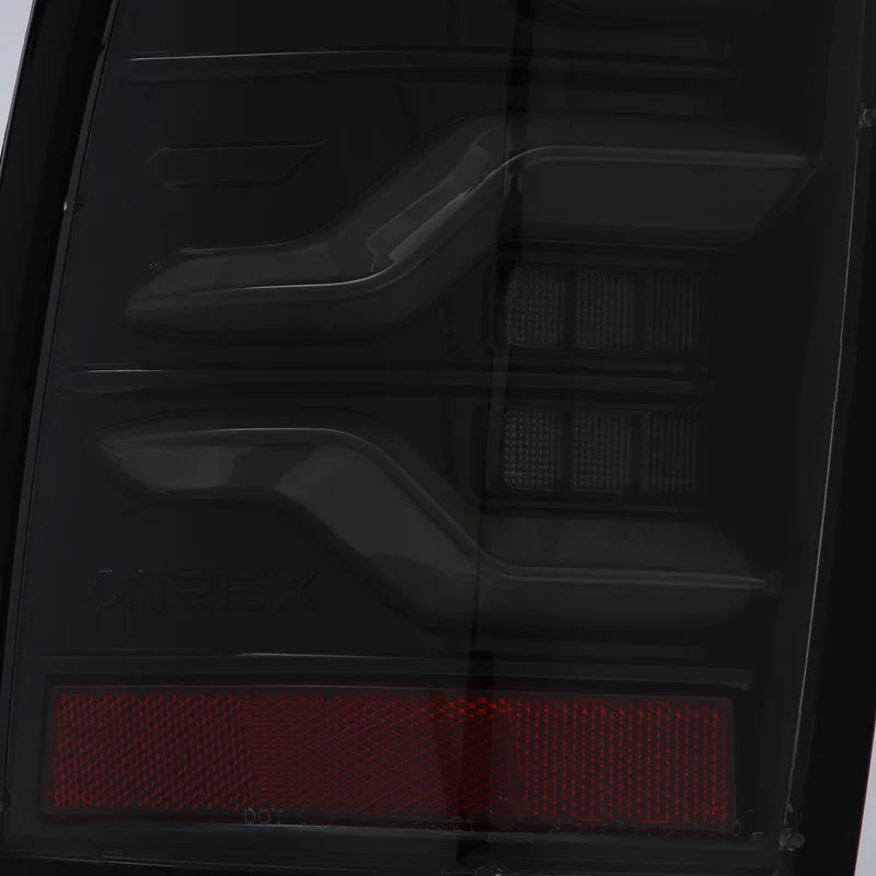 AlphaRex (LUXX-Series) 2005-2015 Toyota Tacoma LED Tail Lights - Alpha-Black