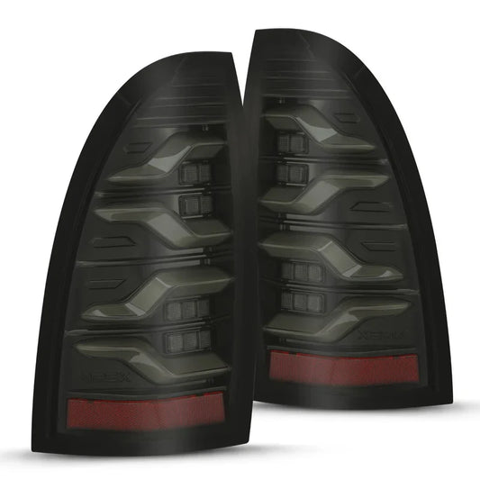 AlphaRex (LUXX-Series) 2005-2015 Toyota Tacoma LED Tail Lights - Alpha-Black