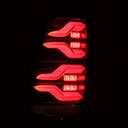 AlphaRex (LUXX-Series) 2005-2015 Toyota Tacoma LED Tail Lights - Alpha-Black