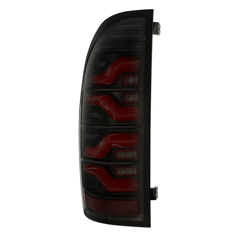 AlphaRex (LUXX-Series) 2005-2015 Toyota Tacoma LED Tail Lights - Black-Red