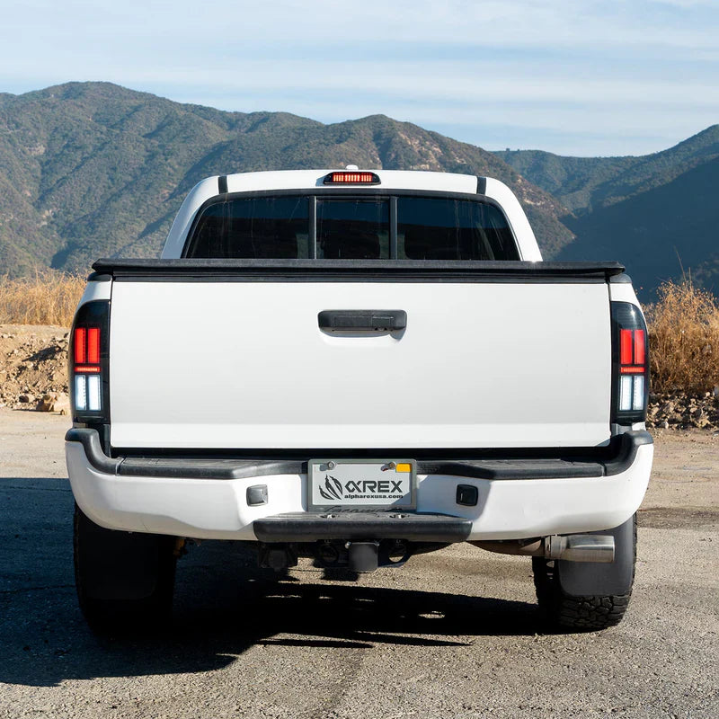 AlphaRex (LUXX-Series) 2005-2015 Toyota Tacoma LED Tail Lights - Black