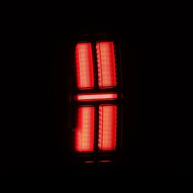 AlphaRex (NOVA-Series) 2005-2015 Toyota Tacoma Prismatic LED Tail Lights - Alpha-Black