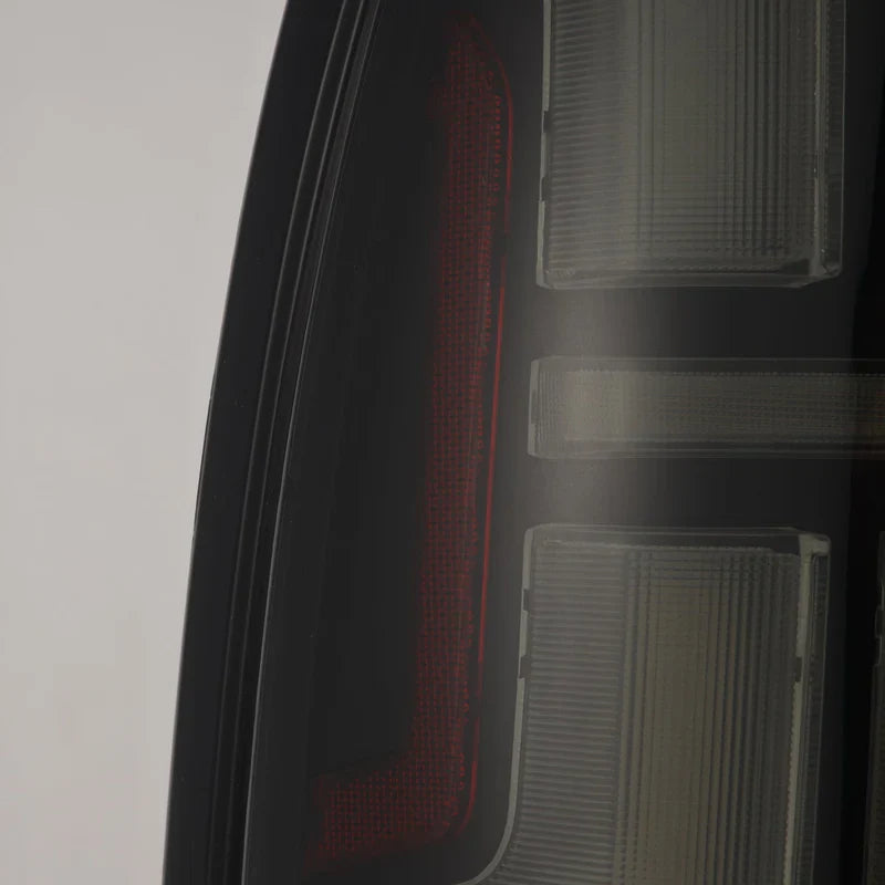 AlphaRex (NOVA-Series) 2005-2015 Toyota Tacoma Prismatic LED Tail Lights - Alpha-Black