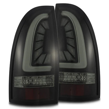 AlphaRex (PRO-Series) 2005-2015 Toyota Tacoma LED Tail Lights - Jet Black